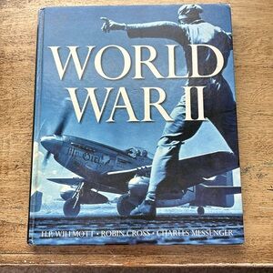 World War II hardcover book containing 40 maps and 500 images